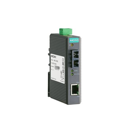 Moxa IMC-21-M-SC 入門工業級 乙太網路轉光纖媒體轉換器